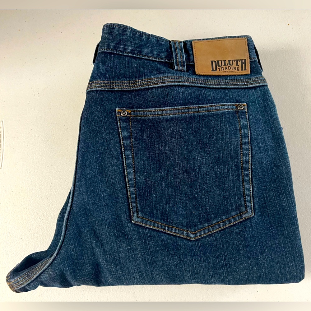 EUC Duluth Trading Company insulated Flex Ballroom denim jeans.